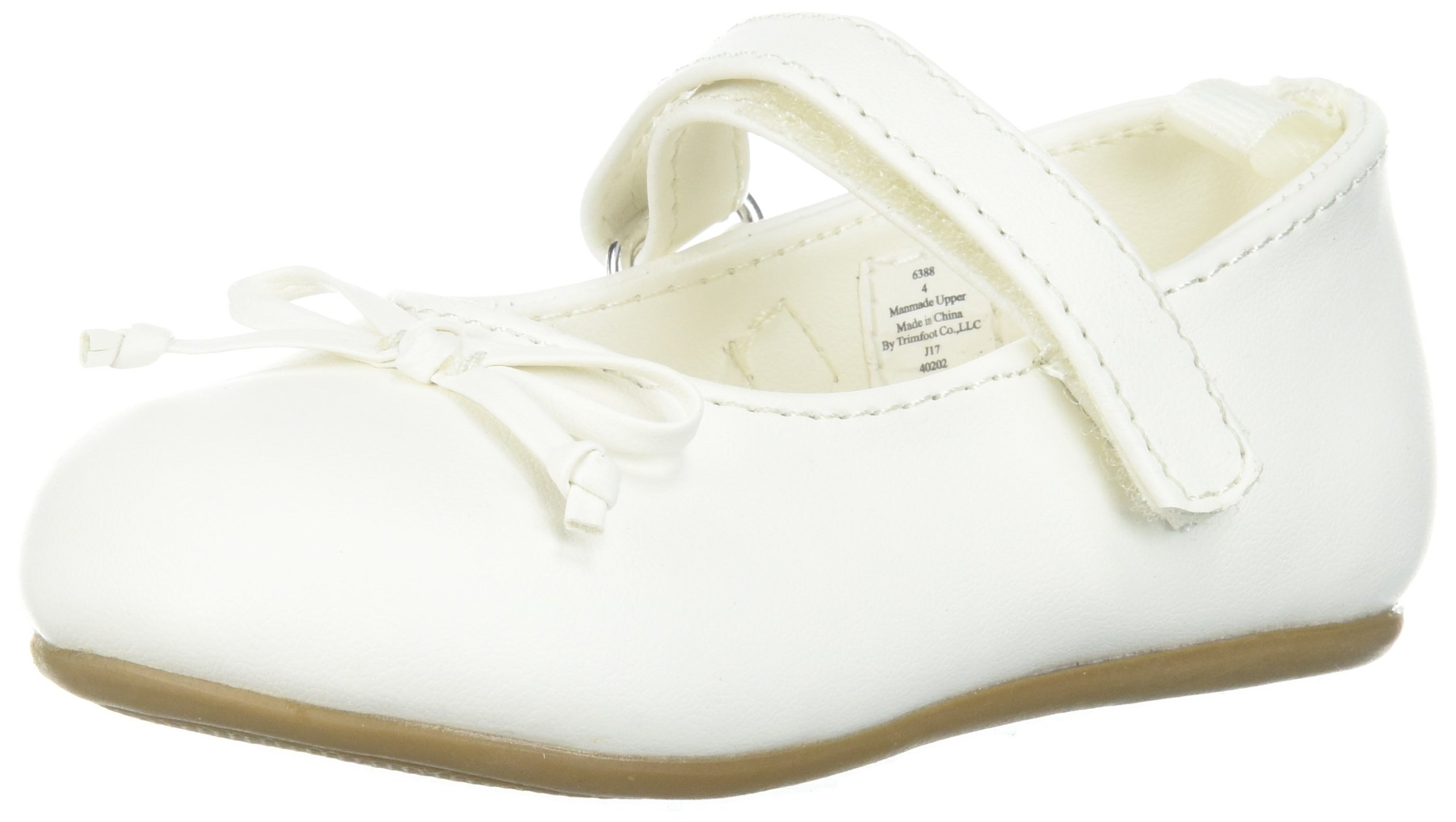 Baby Deer Girls' Skimmer Mary Jane Flat, Ivory, 9 Child US Toddler