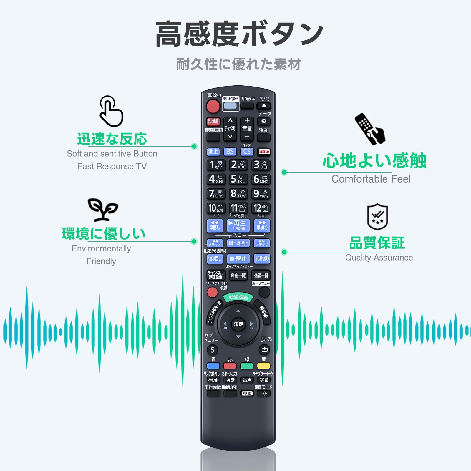 Amazon | ブルーレイリモコン N2QAYB001069 for Panasonic
