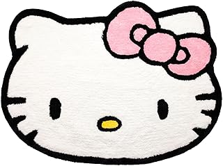 12 Hello Kitty Bedroom Ideas for Cute Playful Themed Charm 79 Jay Franco Hello Kitty Plush White Fluffy Accent Rug - 4 x 3 ft Area Rug...
