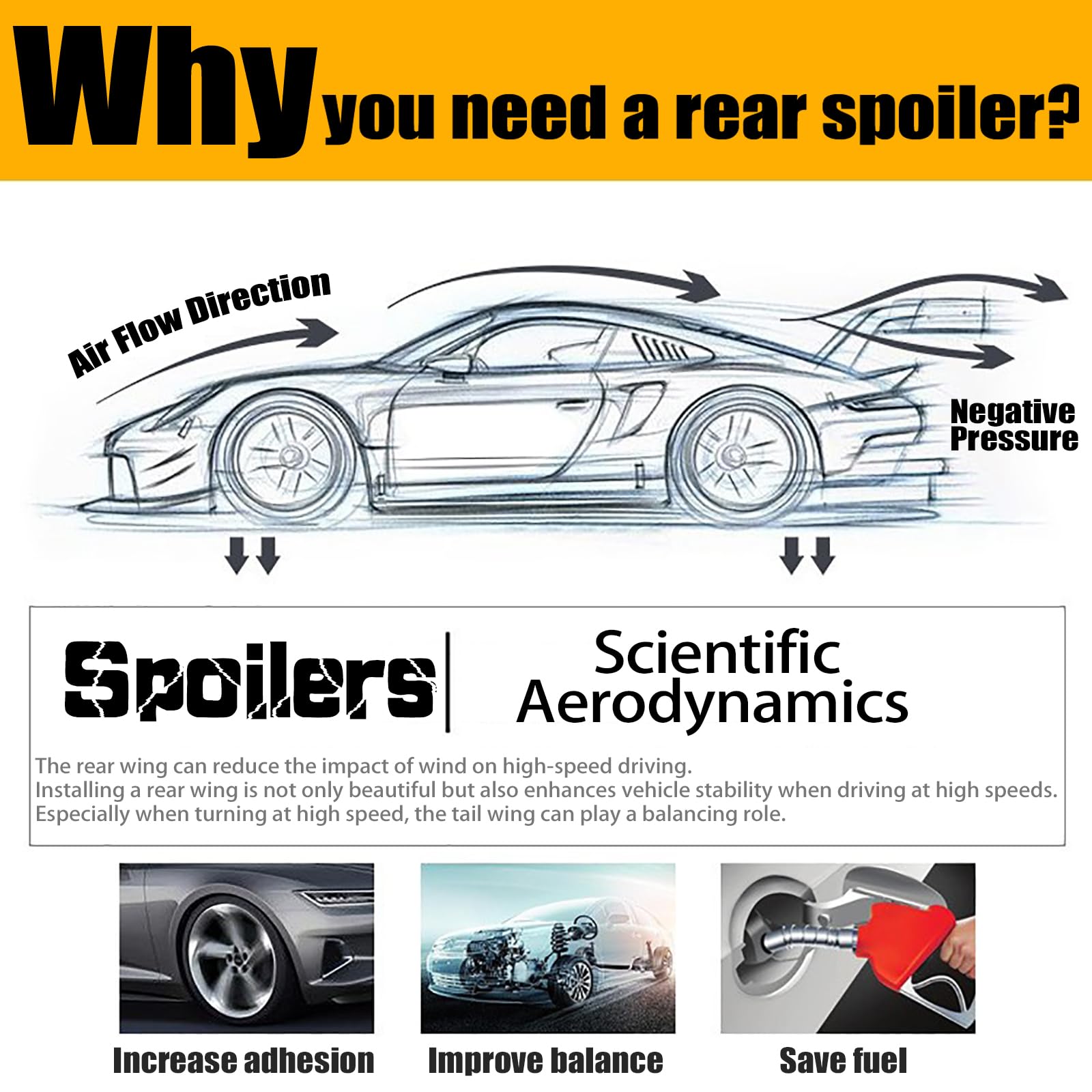 Auto ABS Spoiler Posteriori per Mercedes-Benz CLE Coupe C236 AMG 2024+, sul Tetto Bagagliaio Alettone Ala Labbro Modifica Accessori