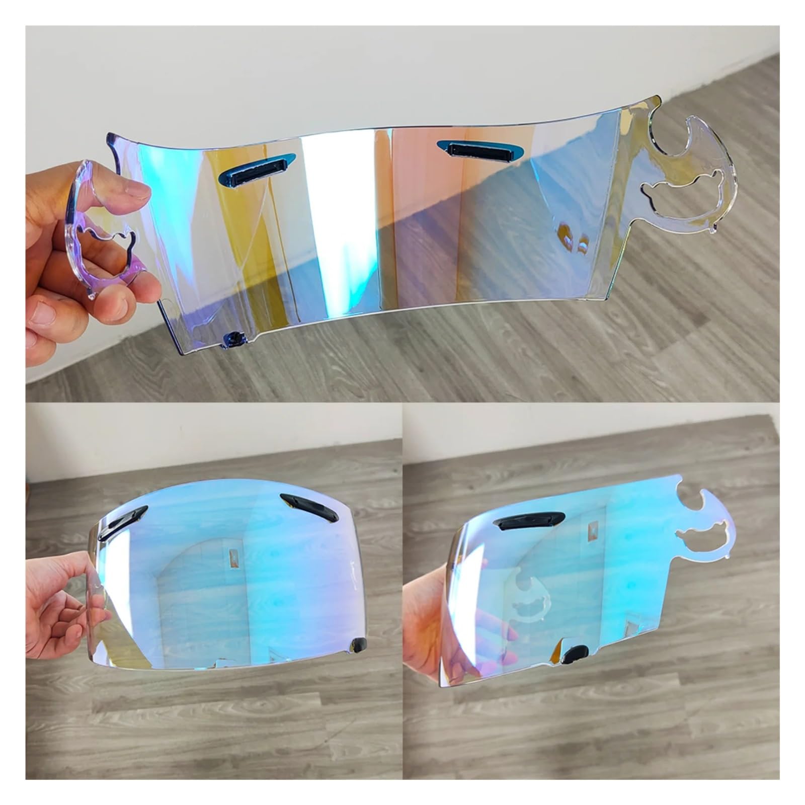 Visor For ARAI RR5 RX-7 RX-7RV For Quamtum-J For Astro-IQ For Rapide-IR Shield Helmet Lens,Revestimiento de Espejo
