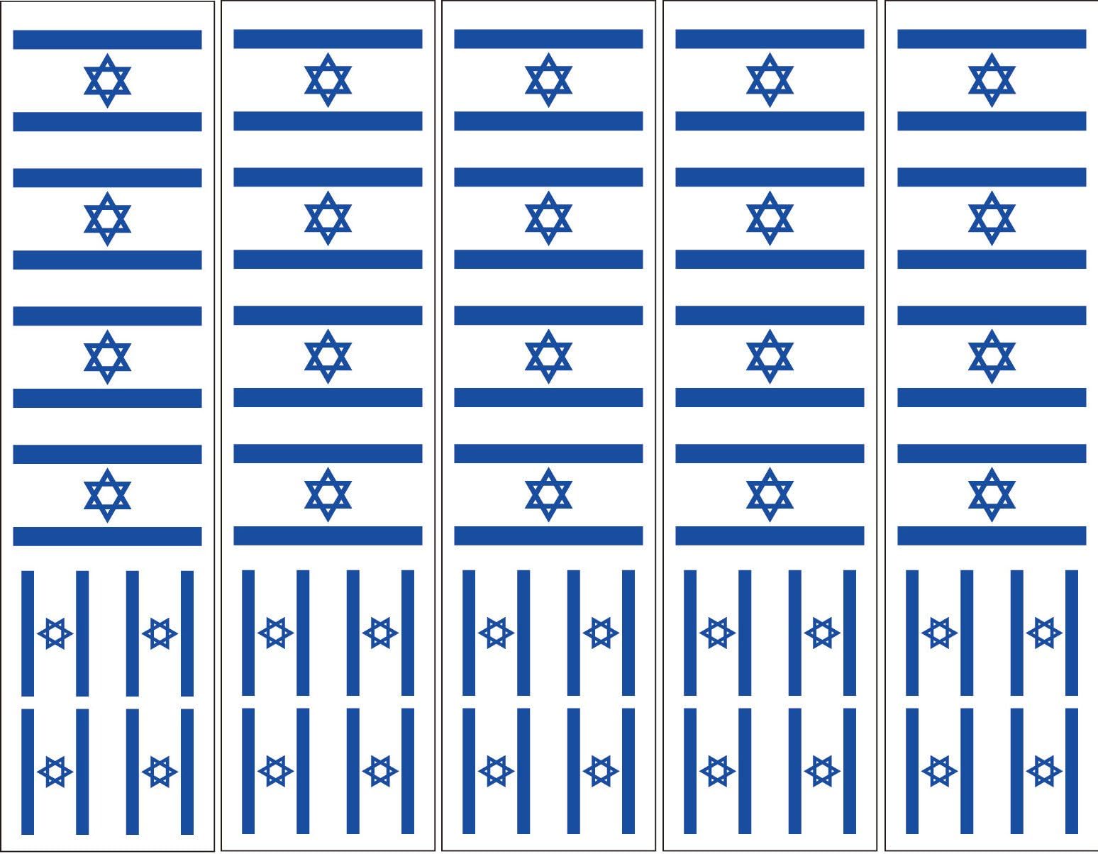 40 Tattoos: Israeli Flag, Israel Party Favors
