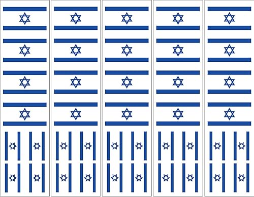 40 Tatuajes: Bandera israelí, favores de fiesta de Israel