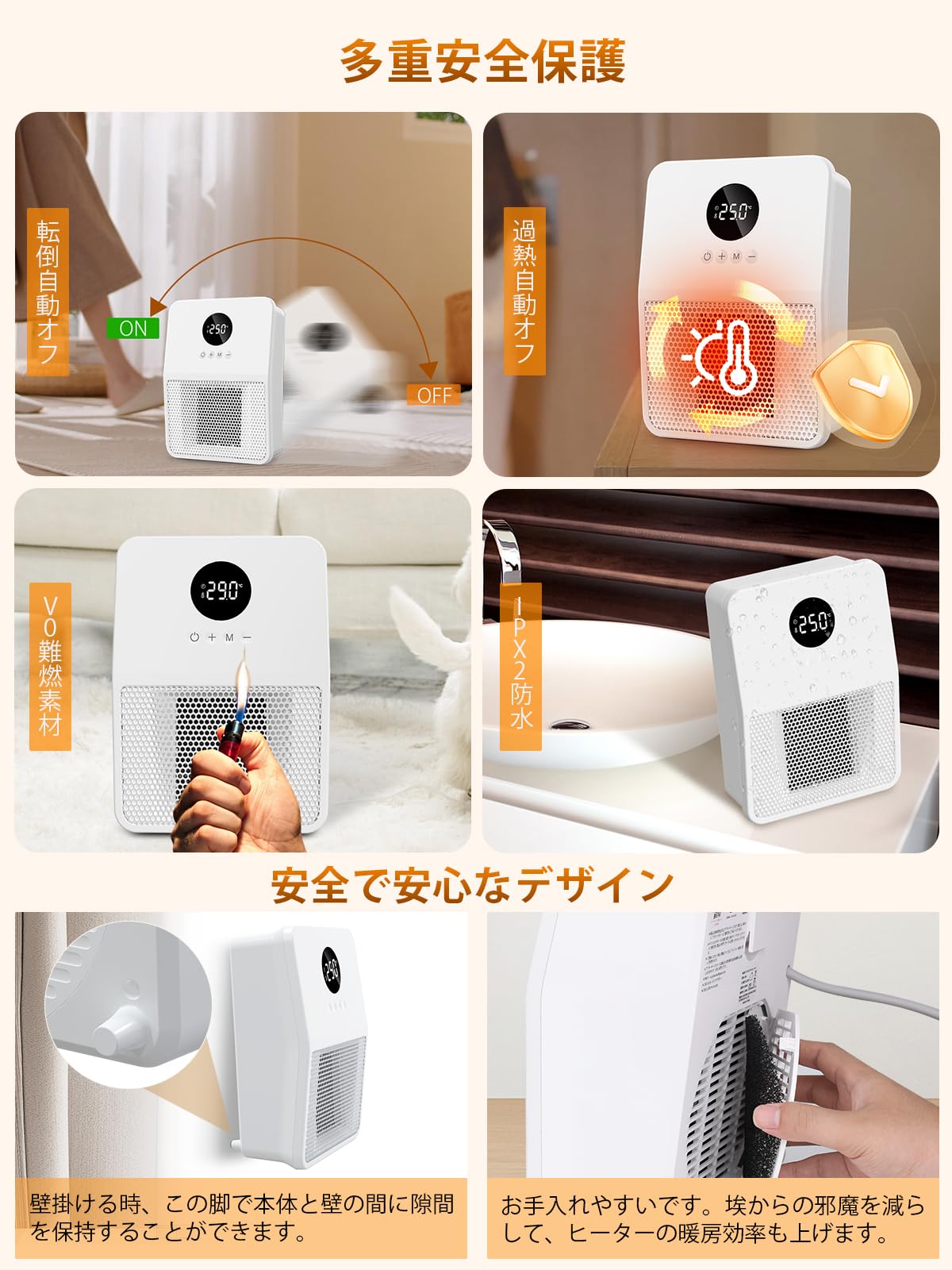Amazon | ヒーター 壁掛け 脱衣所ヒーター 脱衣場 ヒートショック対策