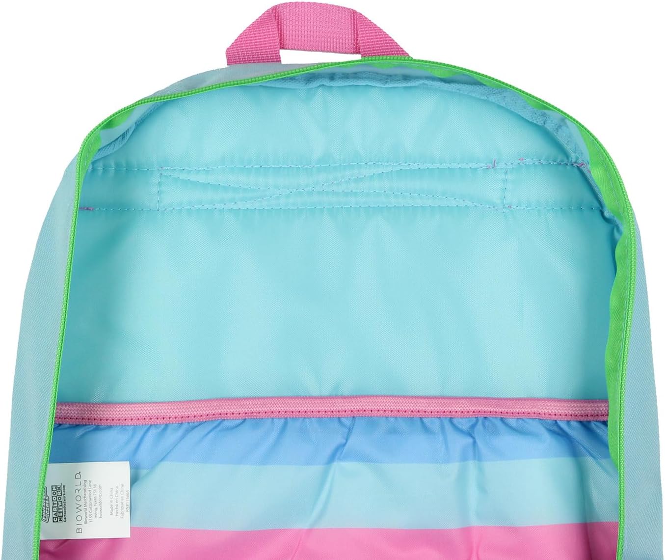 Bioworld The Powerpuff Girls Buttercup Blossom Bubbles Heroine Stance Backpack 17" Travel Laptop Backpack