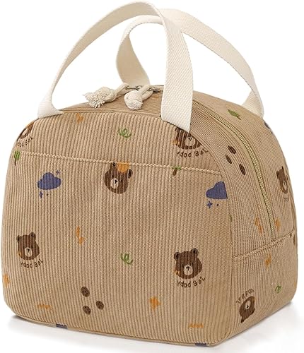 Vista 14 de Bolsa de almuerzo aislada Baglemon para mujeres y hombres, contenedores de almuerzo reutilizables de alta capacidad para llevar tu comida al trabajo