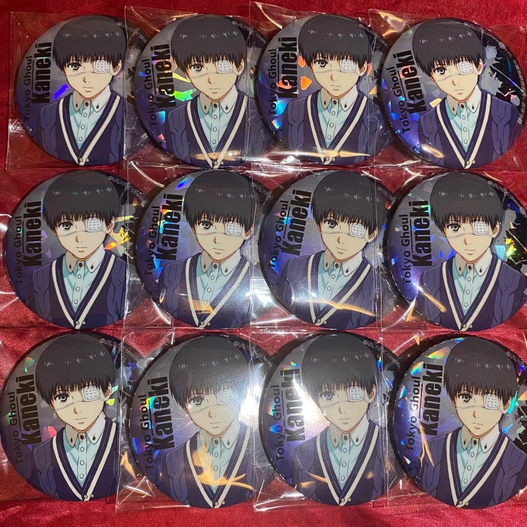 東京喰種 グール ホログラム バッジ 金木研 黒髪 海外公式 12個セット