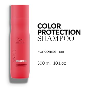 Wella Professionals Invigo Brilliance Conditioner | For Coarse Colored Hair| Color Protecting & Color Vibrancy Conditioner