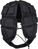 Vista 3 de Hobrave Casco de fútbol con bandera acolchada suave para niños y jóvenes