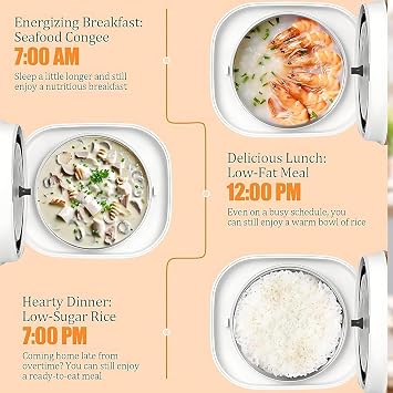 Low Sugar Rice Cooker, 3L Low Carb Steamer,5 Cooking Modes,8hr Keep Warm,24-Hour Smart Appointment,Non-stick Ceramic Glaze Interior,Easy To Clean,for Families with 1-6 People