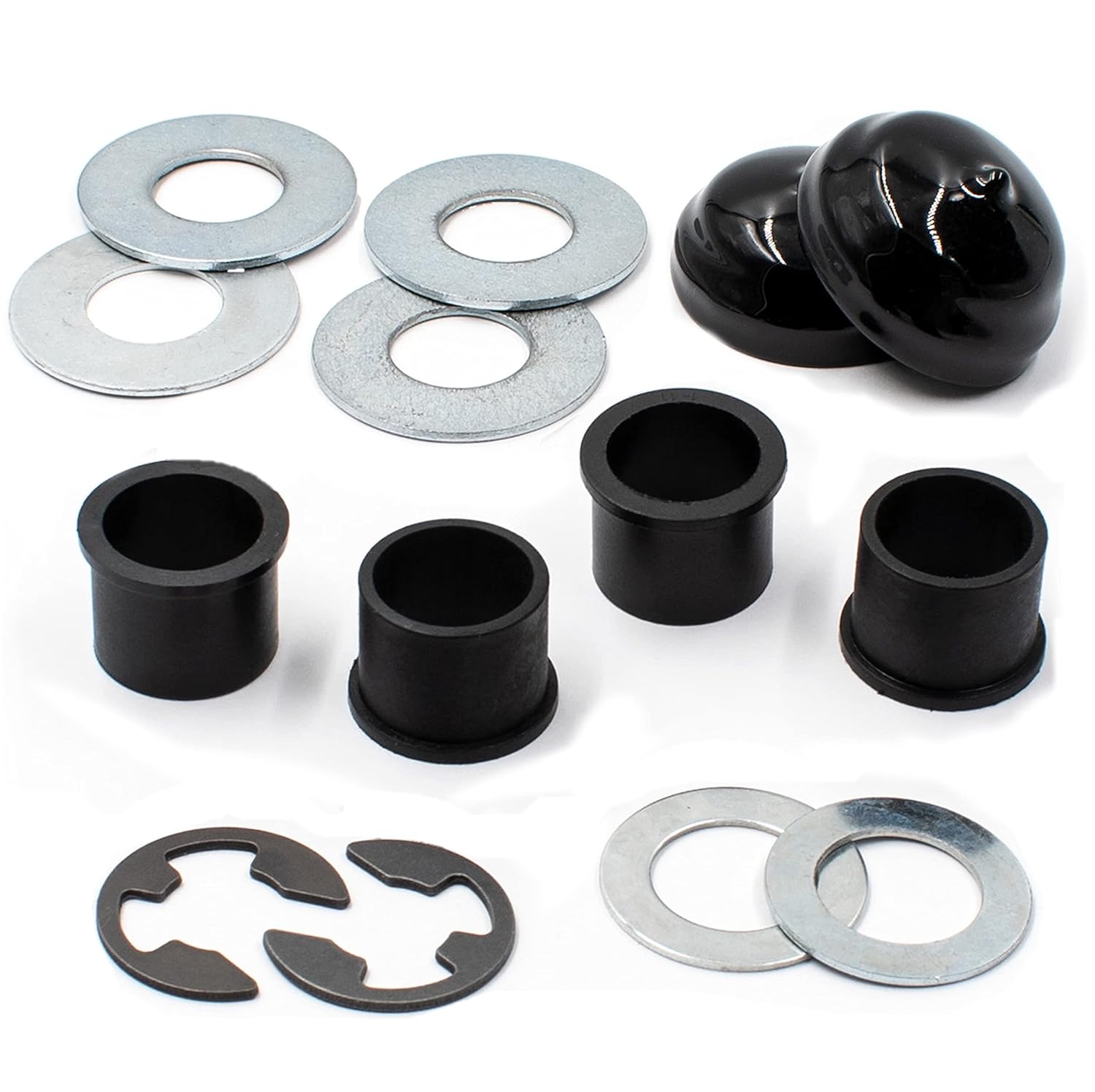 Front Spindle Axle Steering Caster Bushing Kit fits 436870 165854 172393 184706 193542 195968 413591 Husqvarna Craftsman Dixon Poulan & Pro Roper WeedEater Weed Eater Electrolux Jonsered Mower