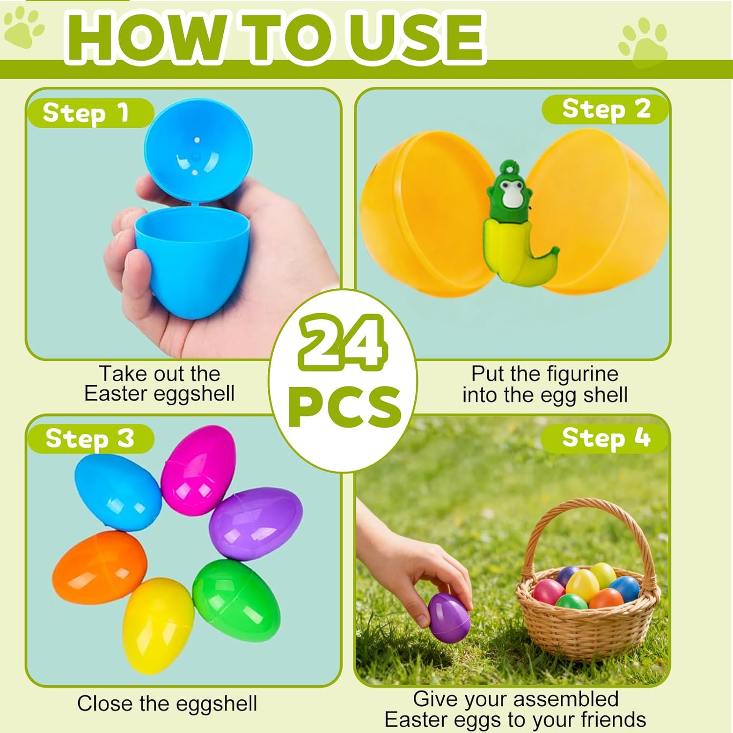 24 Pcs Prefilled Themed Eggs with 24 Italian Brainrot Figures, Collectible Set for Desk Decor, Fan Trading, Gifting