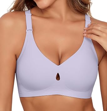 Xcutting Bras for Women No Underwire Water Drop Wireless Everyday Wear Bra