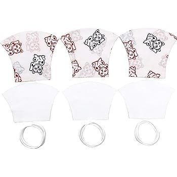 Amazon Co Jp 江戸てん 手作り 手芸キット マスク 日本製注染手ぬぐい カット済生地と耳ゴムのセット 梨園染手ぬぐい 招き猫 白地 裏晒白 白ゴム 3セット ホビー
