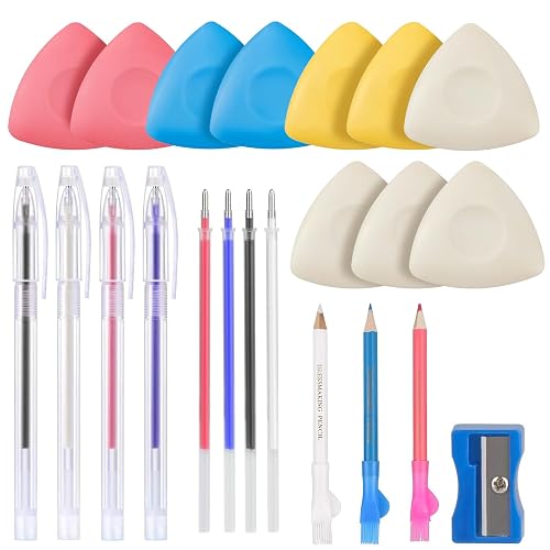 NeoLum Tailors Chalk Heat Erasable Pens for Fabric Pencils for