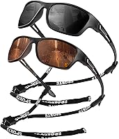 Vista 1 de KALIYADI Gafas de sol polarizadas para hombre, gafas de sol deportivas para conducir, ciclismo, pesca, con protección UV