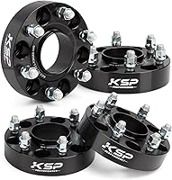 KSP 1.5" 6x5.5 Forged Wheel Spacers for Silverado Sierra Tahoe Yukon - 78.1mm Bore M14x1.5 Studs, 6061 T6 Aluminum