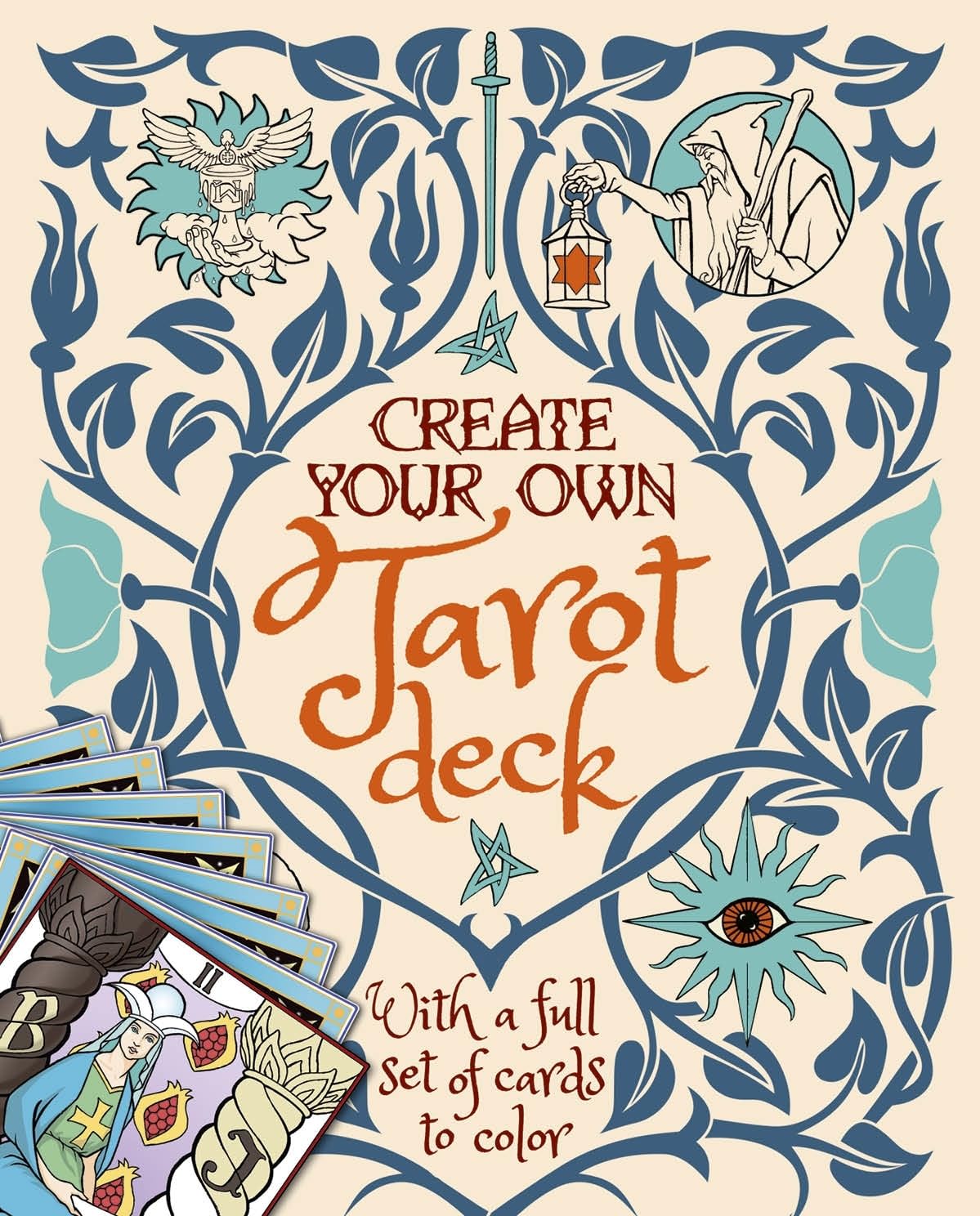 Create Your Own Tarot Deck With a Full Set of Cards to Color Ekrek