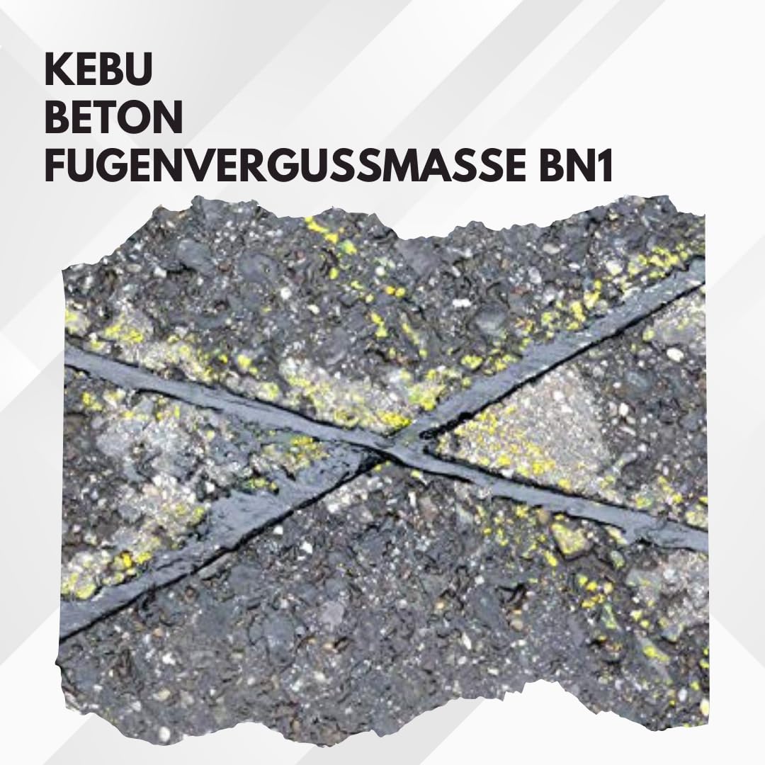 Kebu - Betonfugenvergußmasse BN1,1 Heiß-Vergussmasse Asphalt und Beton 10kg