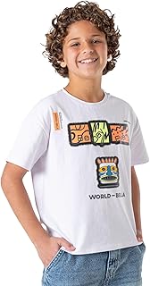 تي شيرت وورلد بيلا للاولاد الكبار من نينوس