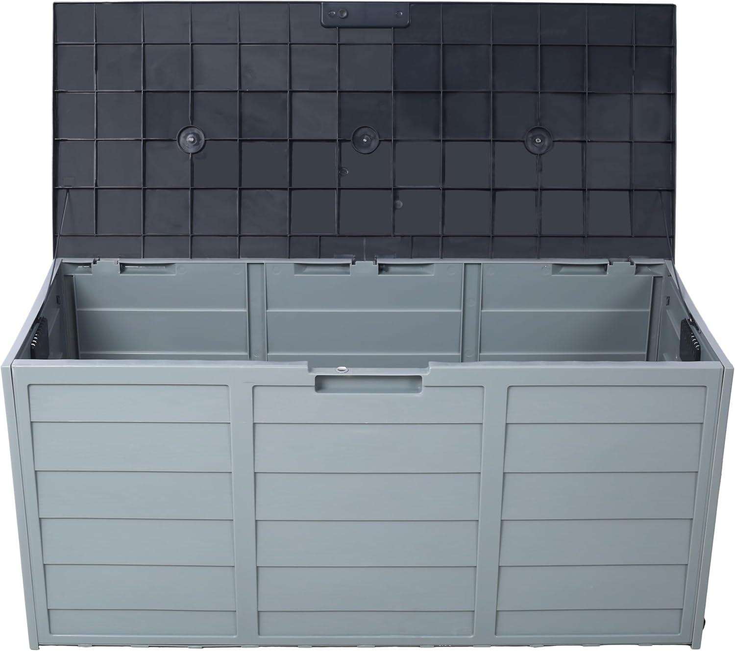 Terrace specific roller storage box -75 gallon UV resistant resin material all season universal outdoor cushion/gardening equipment storage system