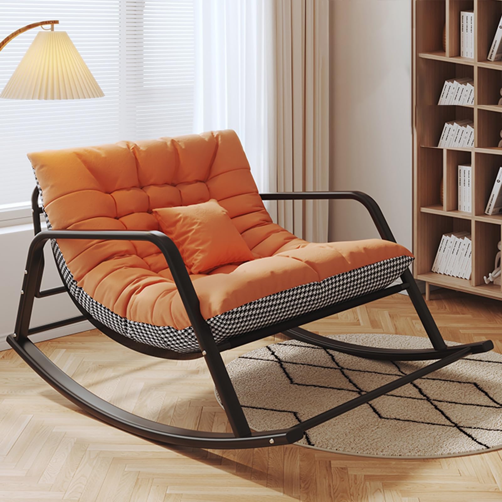 Fauteuil inclinable à bascule pour soulager le dos avec assise rembourrée confortable