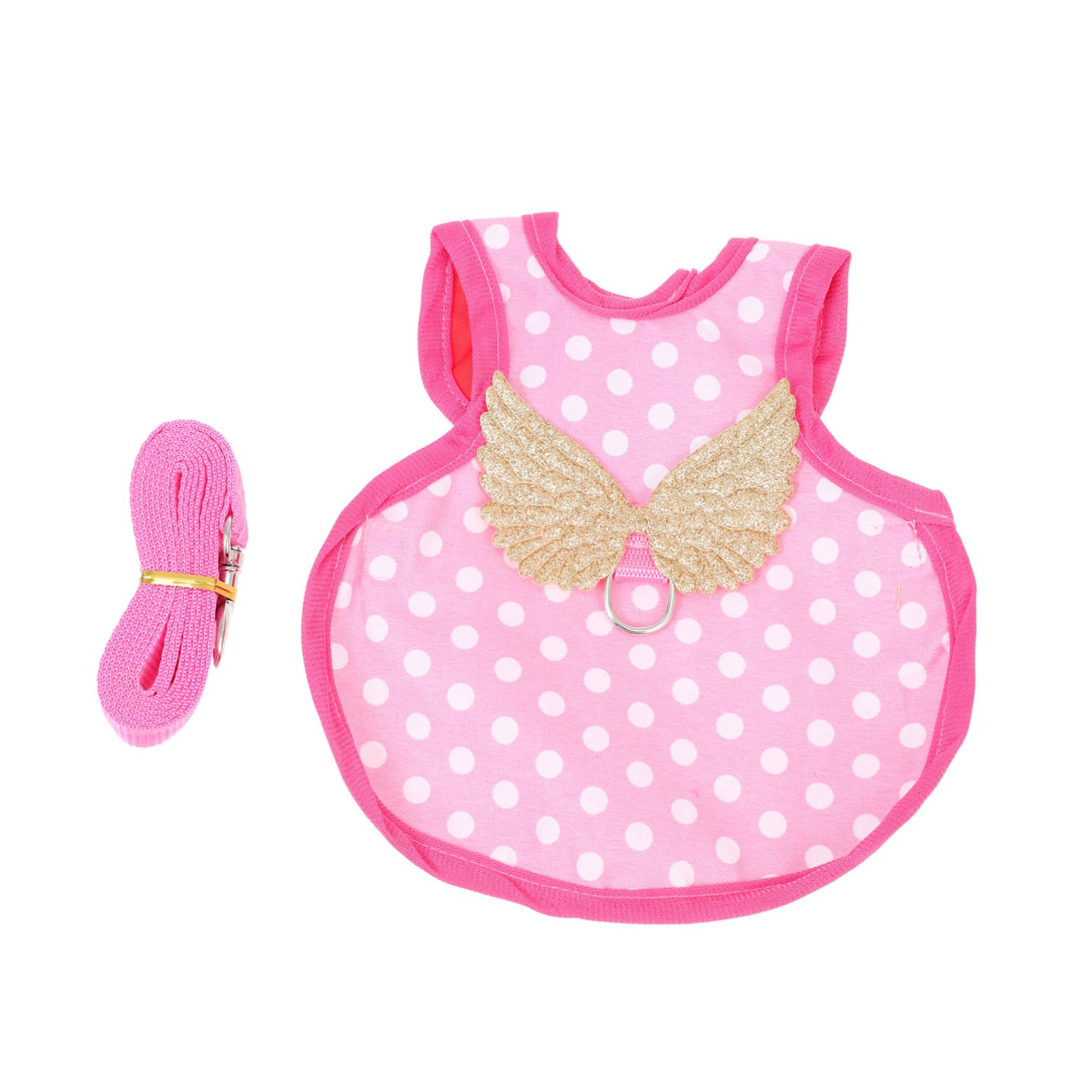 COLLBATH Adjustable Chicken Harness with Leash Cute Hen Costume Vest for Outdoor Walks Durable Material for Hens and Roosters Chicken Accessory for