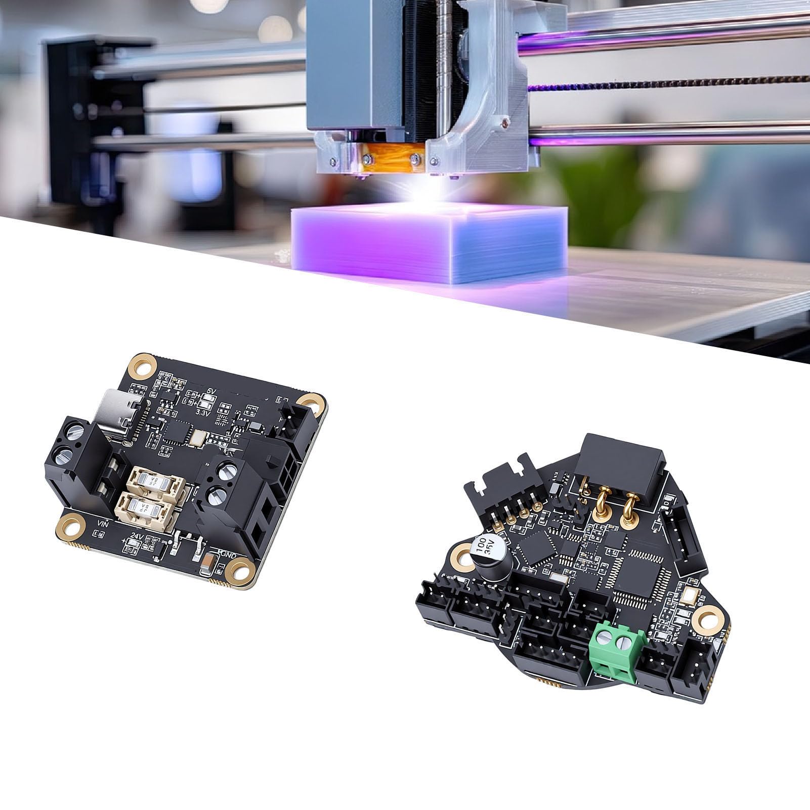Płytka PCB dla Głowicy Narzędziowej z Wyjściem na Extruder do