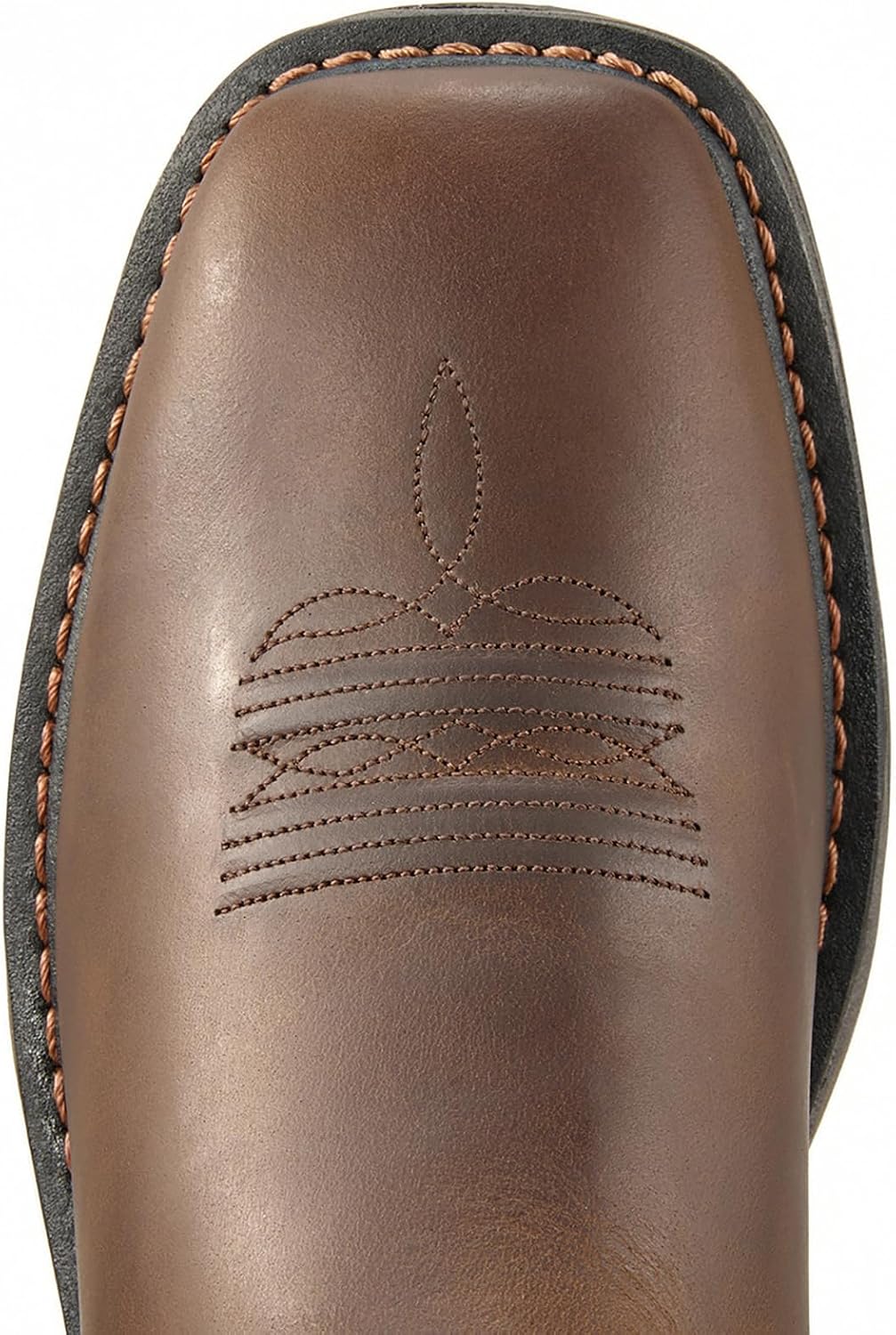 Palitutu Men's Cowboy Boots Square Toe Genuine Leather Western Work Boots for Men Goodyear Welt Construction with Non-Slip Rubber Sole Handcrafted Embroidered Mid-Calf Boot