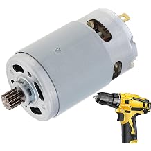 24V Motor, DC Motor | 550W Hobby Motor DC Gear Motor, High Torque Gear, 14 Tooth Electric Saw Motor, Reciprocating Saw Home Saw Accessories, High Torque Motor for Robots 24V DC Motor Project Small 24V