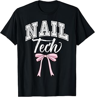 Manicurist Nail Tech Life Nail Hustler Artist Technician T-Shirt