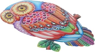 GANAZONO Owl Wall Decoration Outdoor Gifts Outdoor Home Decor Parrot Decor Metal Bird Wall Sculpture Fence Decorations Outdoor Metal Owl Wall Art Metal Owl Wall Hanging Wall Craft Decor