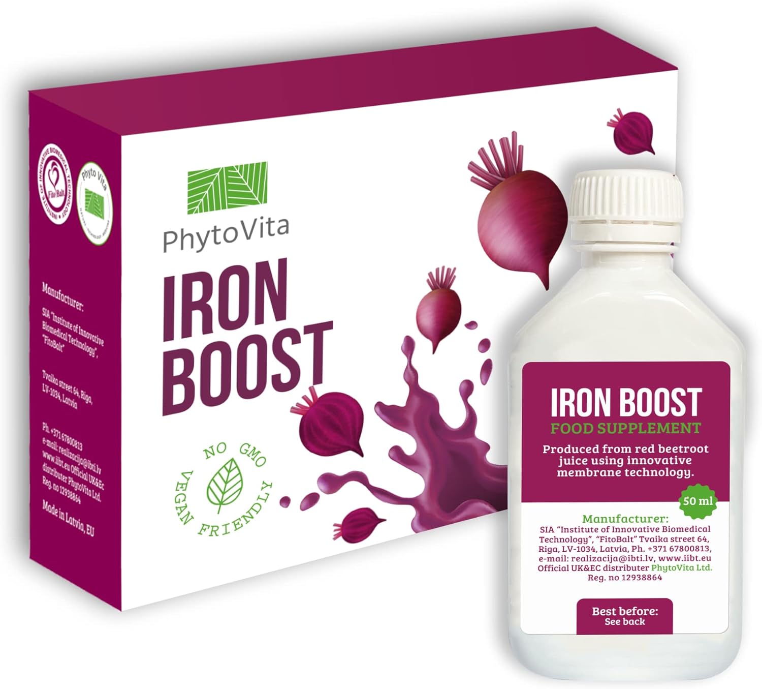 High Strength Beetroot Juice Iron Boost Gentle Iron Supplements for