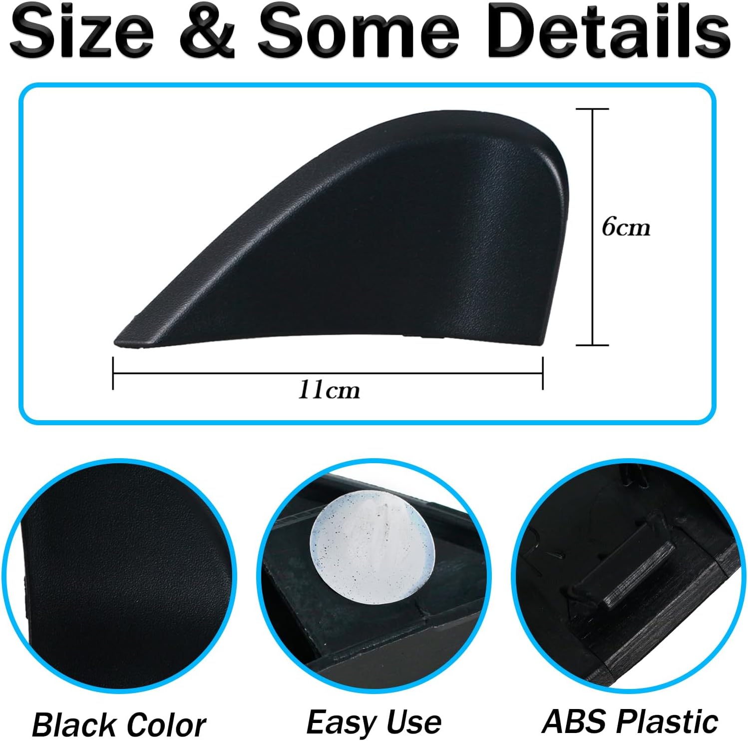 Rearview Mirror Flag Wing Molding Cover For Dodge Journey 2009-2020 Fender Strip 5178150AD Right