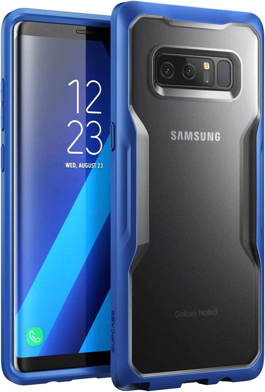 SUPCASE Unicorn Beetle Series Case Designed for Galaxy Note 8, Premium Hybrid Protective Clear Case for Galaxy Note 8 2017 Release (Frost/Navy)