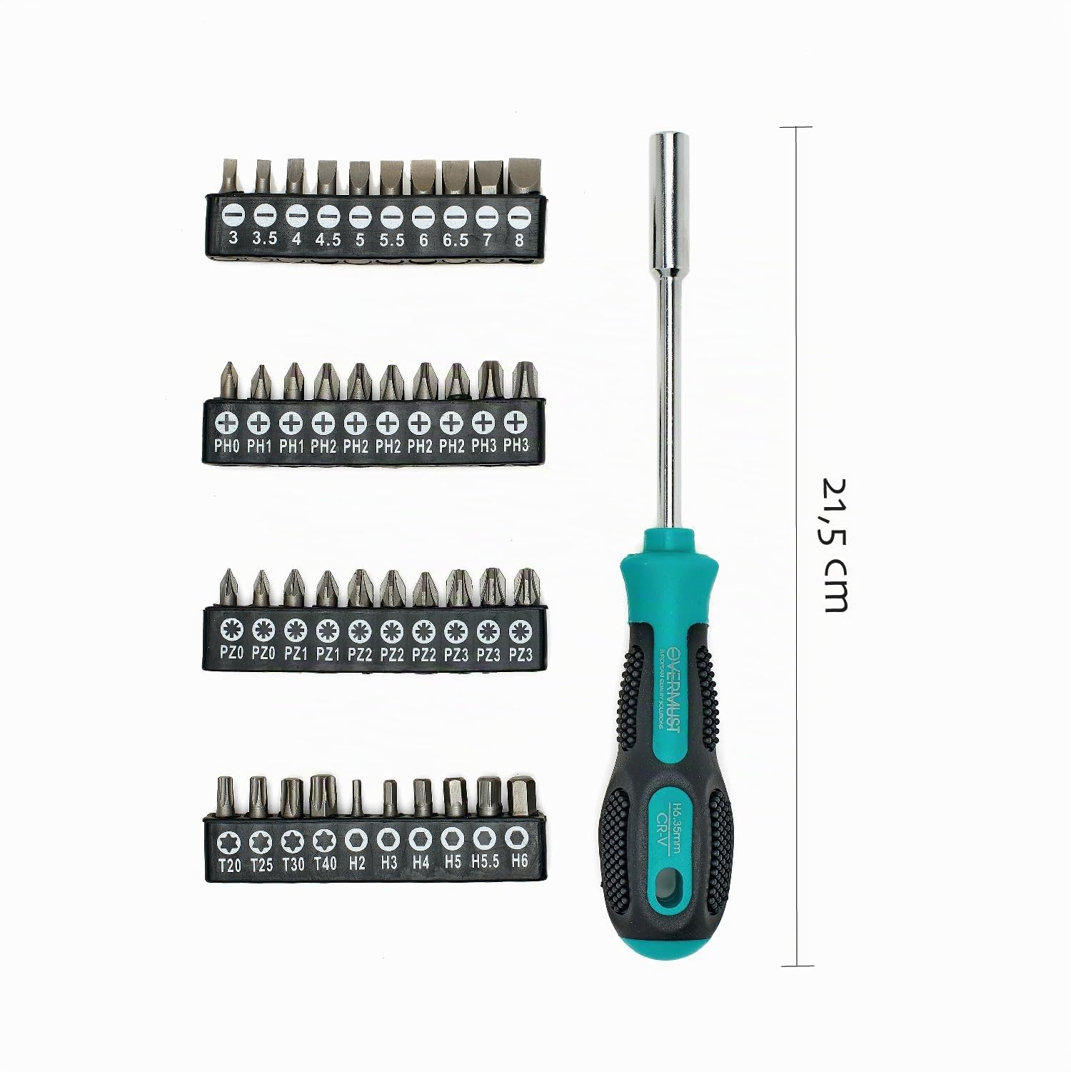 Set Cacciaviti Magnetici Precisione, 58 Pezzi Professionali per Bricolage e Riparazioni, Taglio Croce Torx, Compatibile con Laptop Tablet Smartphone