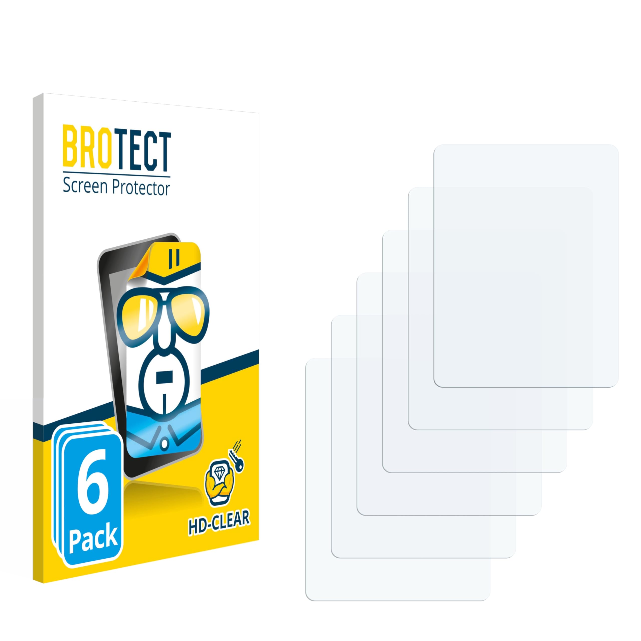 brotect 6-Pack Screen Protector for Hotechs LX-B2 - HD-Clear Protection Film