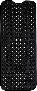 Large Bath Mat - Shower Mat Non Slip - Non Slip Bathtub Mat - Long 40 x 16 Inch Bathroom Mats for Tub Nonslip - Anti Slip Bathmats - Bathtub Mat Non Slip - Bath Mat for Tub (Black)