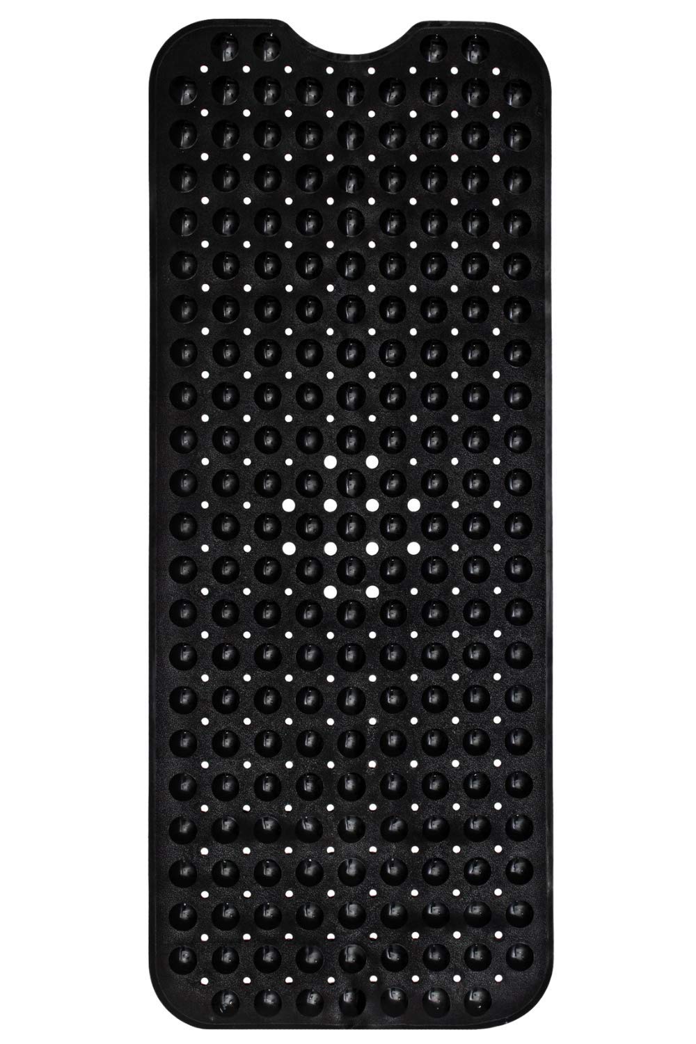 ENKOSI Bath Mat 40 x 16 Inch Extra Long Non Slip Bathtub Mat Anti Slip Black Shower Mat