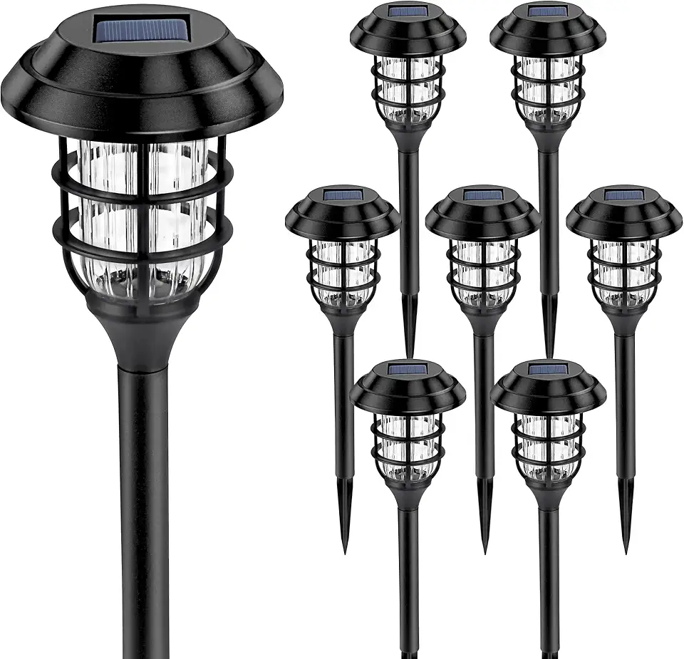 SOLPEX Solar Lights for Outside, Solar Outdoor Pathway Garden Lights Waterproof, Solar Powered Lands...