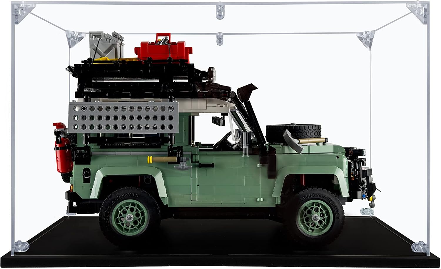 Acrylic Display Case Compatible for Lego Classic Defender 90 #10317, Dustproof Display Case (Case Only) (Lego Sets are NOT Included)