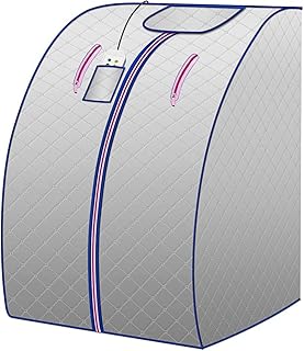 Portable Steam Sauna Kits Foldable Four-Layer Insulation Waterproof Sauna Tent and Sauna Steam Generator for Home Sauna Bath Sweating Slimming Detoxify Body Therapy