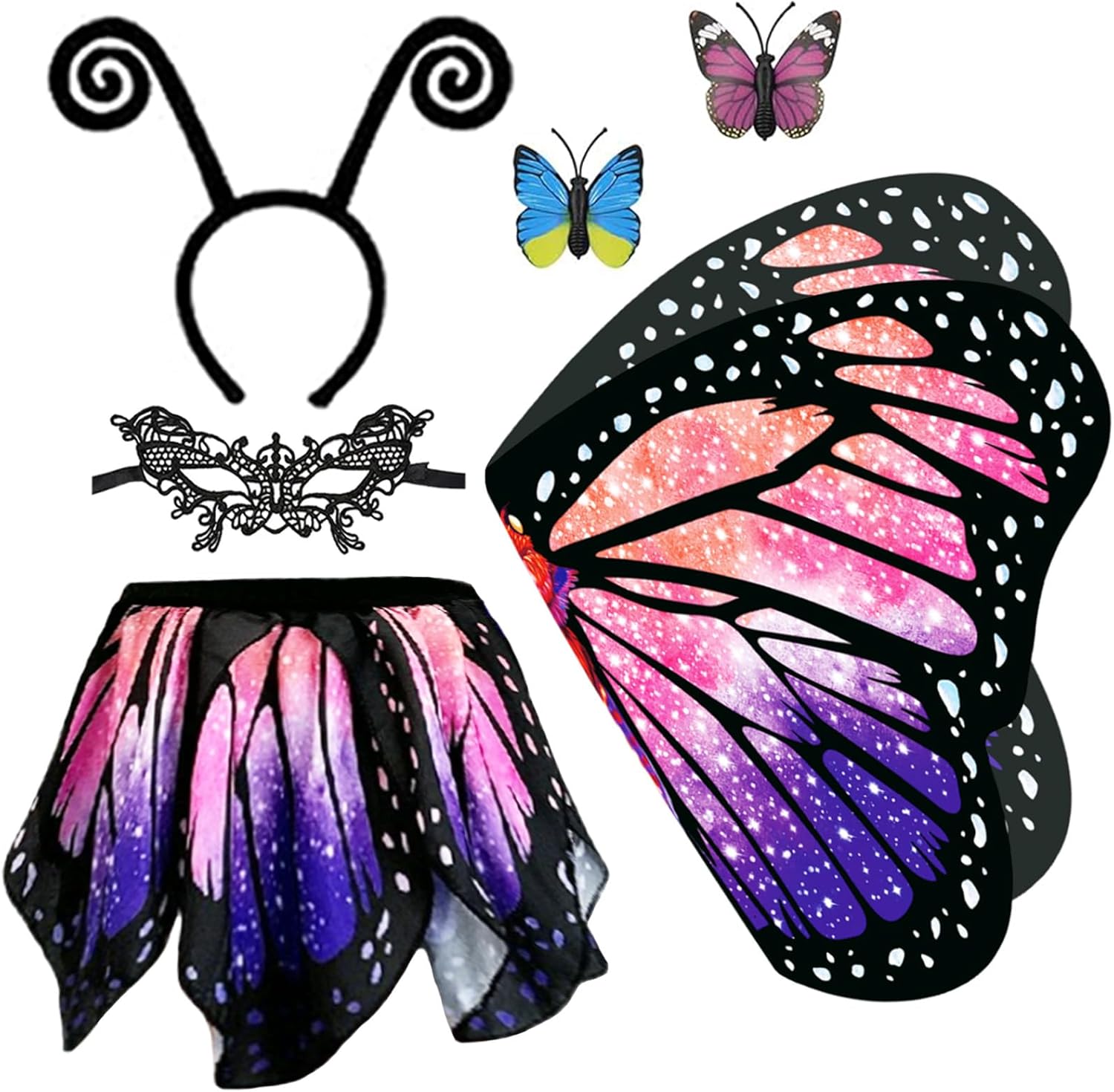 yamisan Butterfly Costumes for Girls, Kids Butterfly Kuwait Ubuy