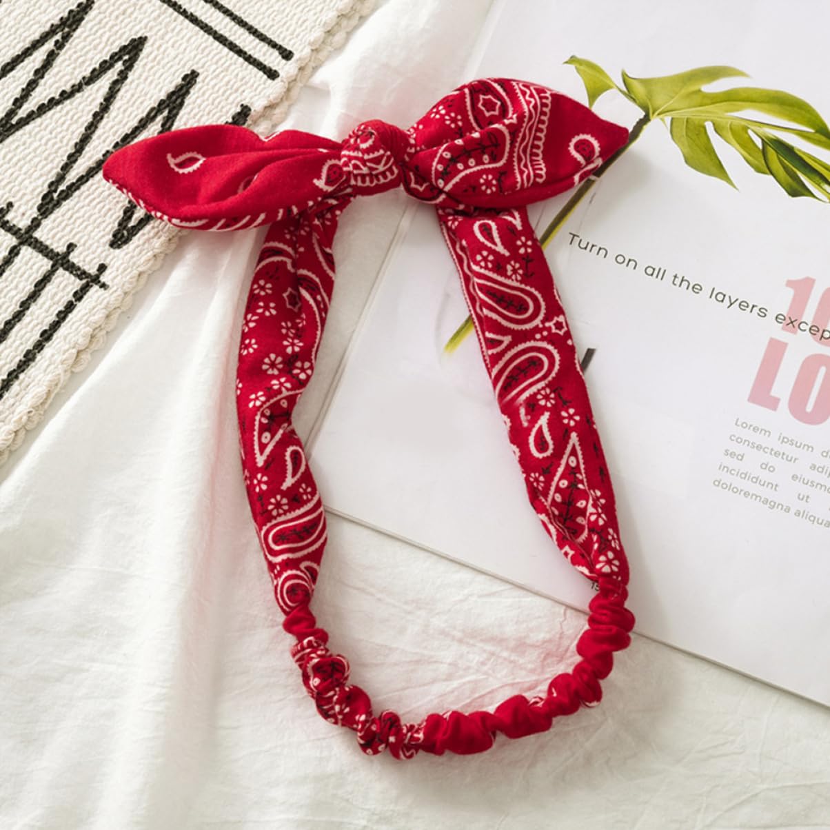 minkissy 18pezzi Fasce Per Con Nodo Fiocco Cerchietti Elasticizzati Per Ragazze Accessori Chic Per Feste e Uso Quotidiano Colori Variati Per Studenti e Donne