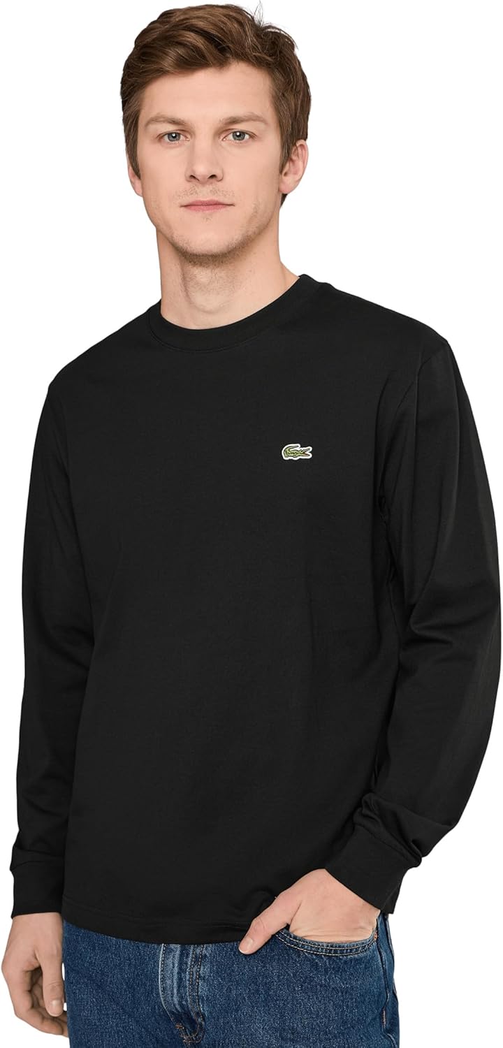 Lacoste Mens Long Sleeved Cotton T-Shirt
