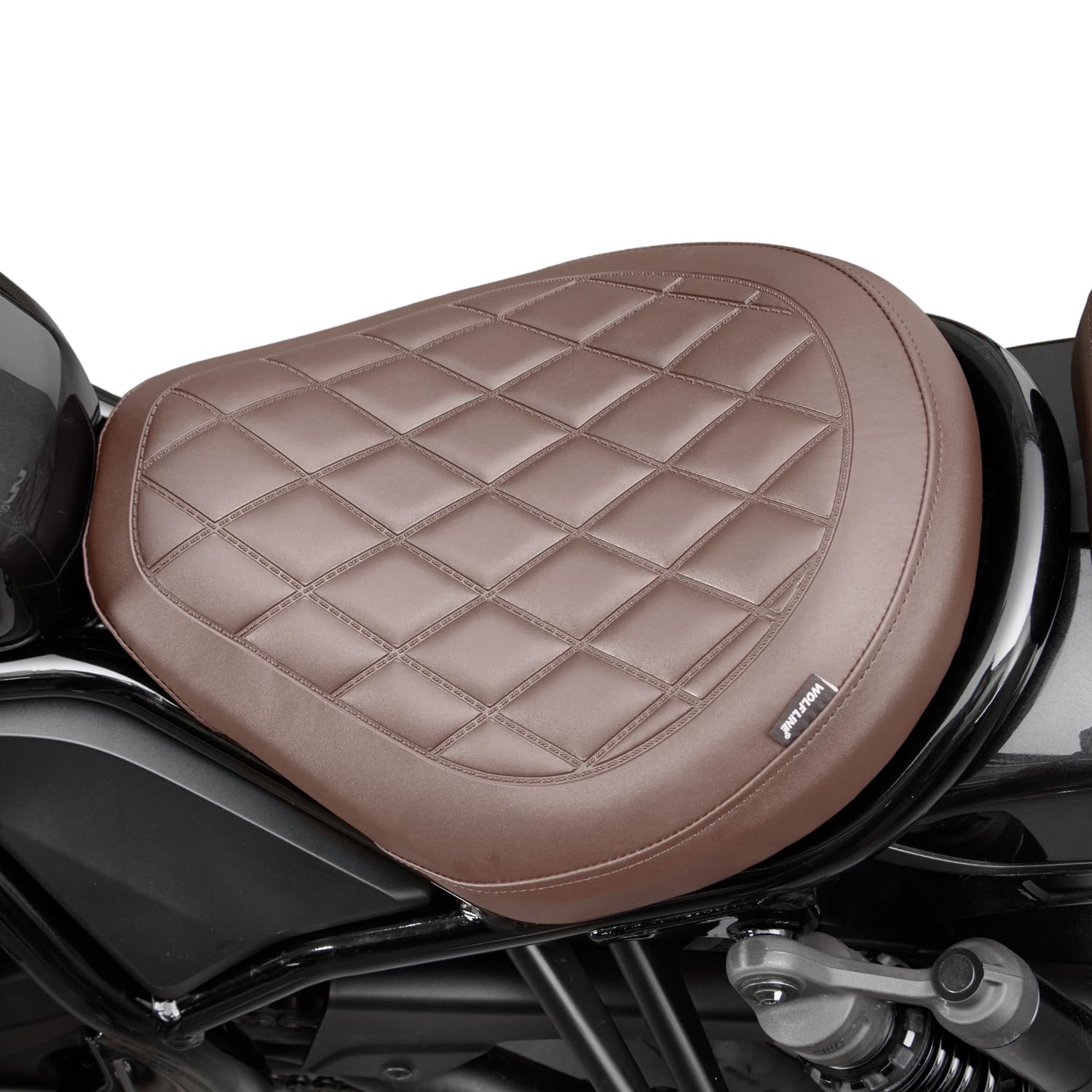 Sitzbank Sattel Sitz kompatibel mit CMX 1100 Rebel 2021-2026, Motorrad Fahrer Komfortsitz Sitzkissen, Mattbraun‌