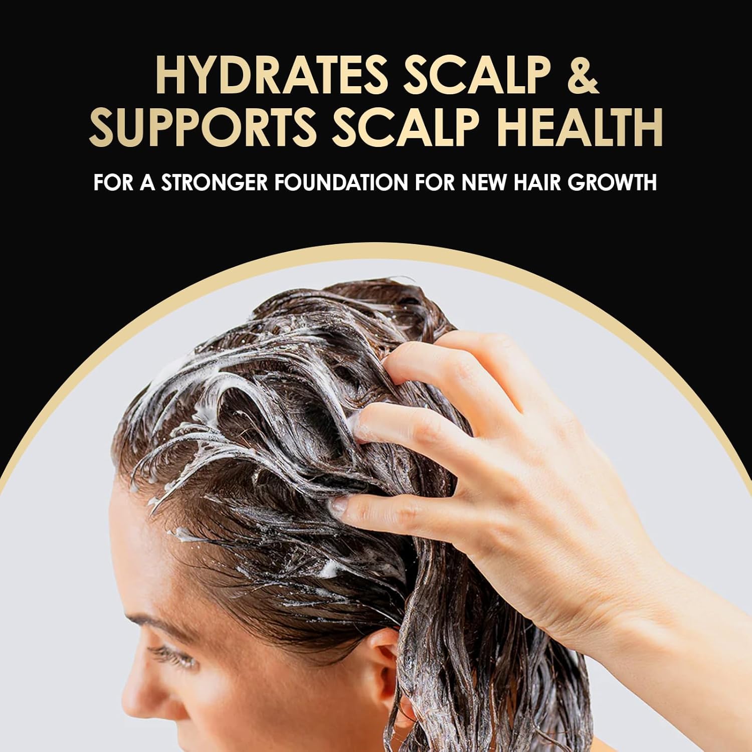 ThickTails Hair Growth Conditioner for Women with Biotin, Caffeine & Saw Palmetto, Sulfate Free Thickening Conditioner for Thinning Hair, Fuller Looking Volume & Stronger Feeling Strands, 8.45 fl oz