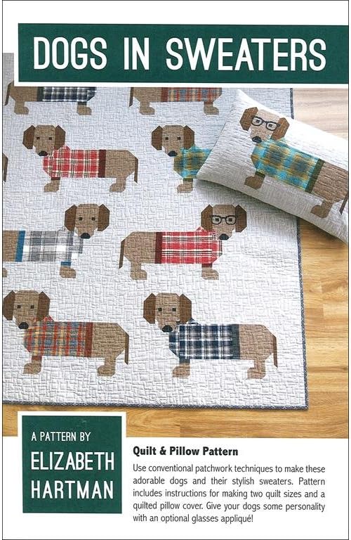Elizabeth HartmanPtrn Dogs in Sweaters Pattern