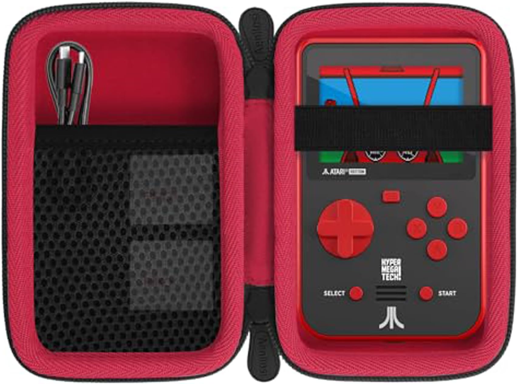 Aenllosi Hard Carrying Case Compatible with Blaze Atari/Technos/Taito/Capcom Super/Neo-Geo/Data East Pocket Arcade Gaming Handhled, Red (Case Only)