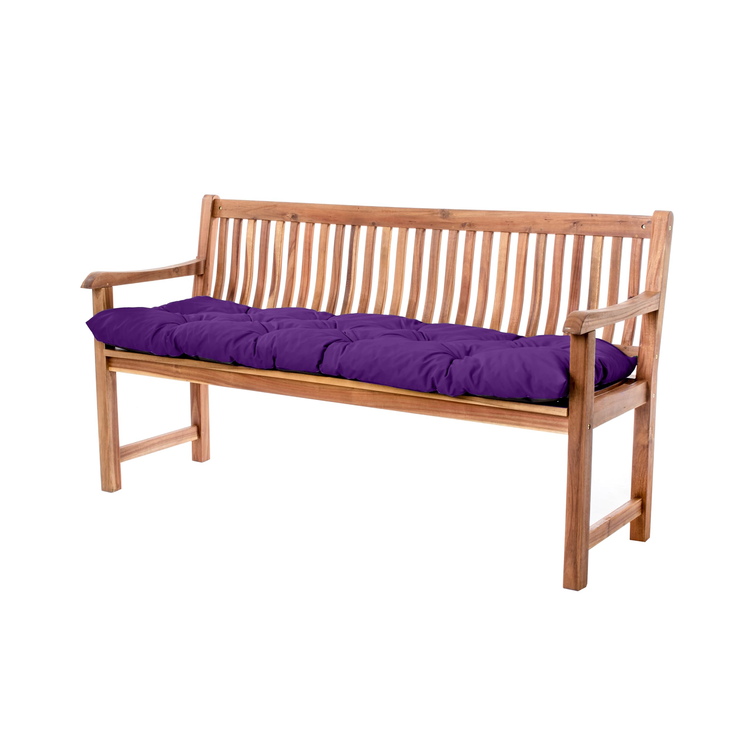 Banc Terrasse Avec Coussins Banc De Canapé Jardin Acacia - Avec Coussins Gris Foncé Confortables Banc Canapé Extérieur